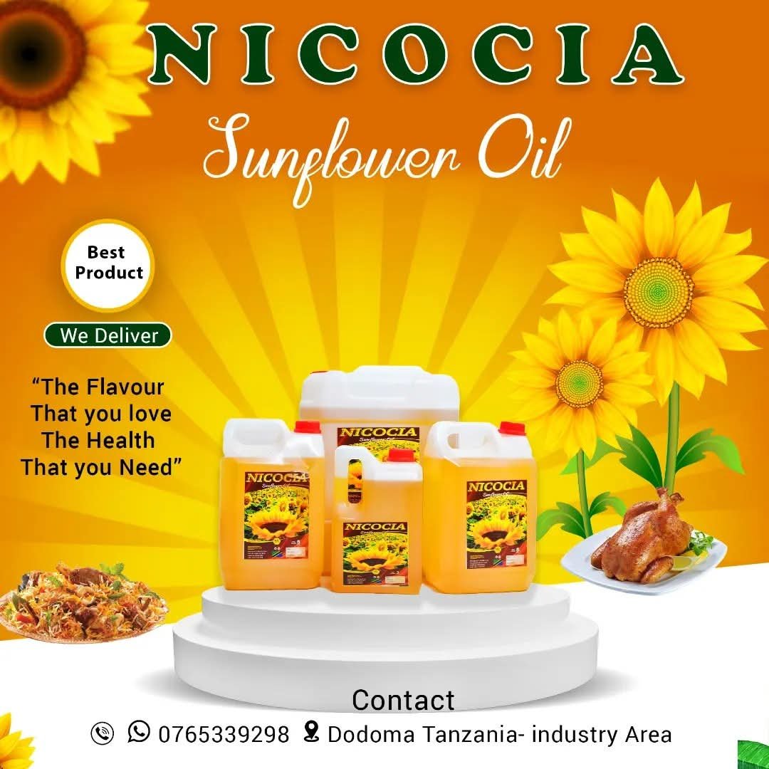 Mafuta ya Alizeti - Nicocia Sunflower 10Ltr