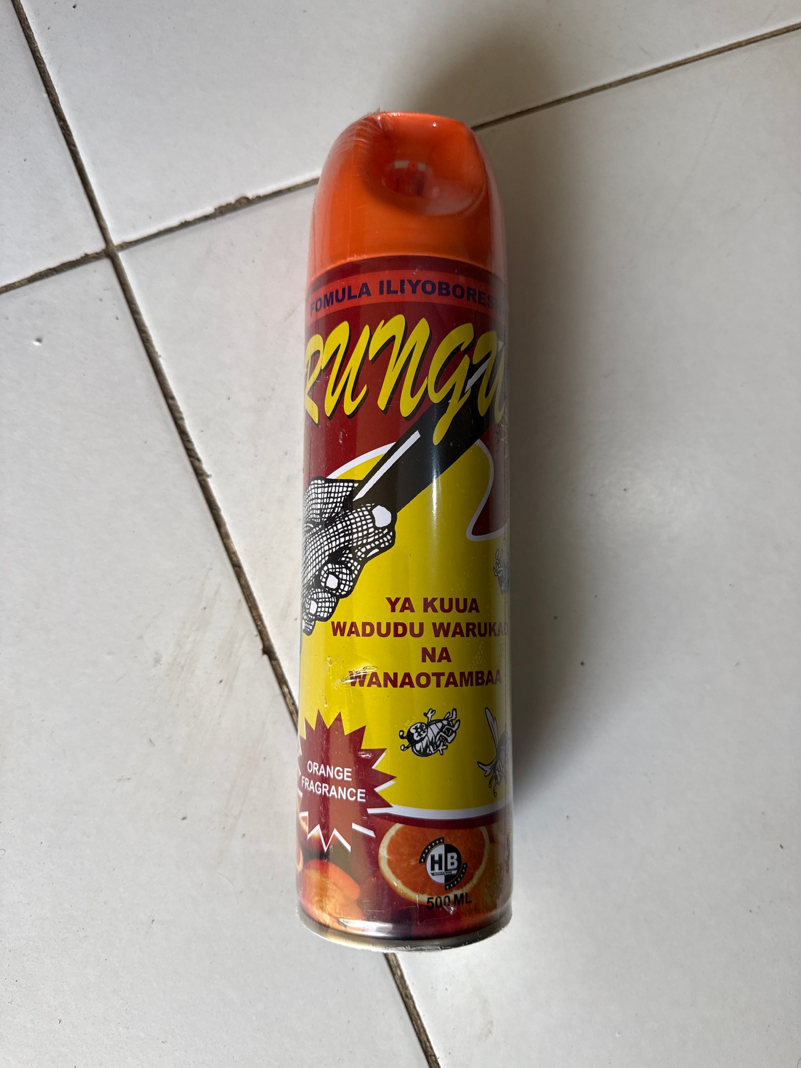 Dawa ya MBU-Rungu ndogo 500ML Orange