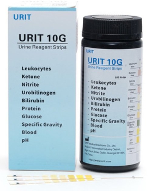 Mult Stick Urinalysis -Urit 10G - Urine Reagent Strips