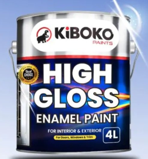 Kiboko - High gloss Black Paint - 4L Kopo