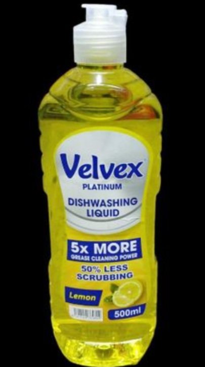 VELVEX LEMON SABUNI YA VYOMBO 500g